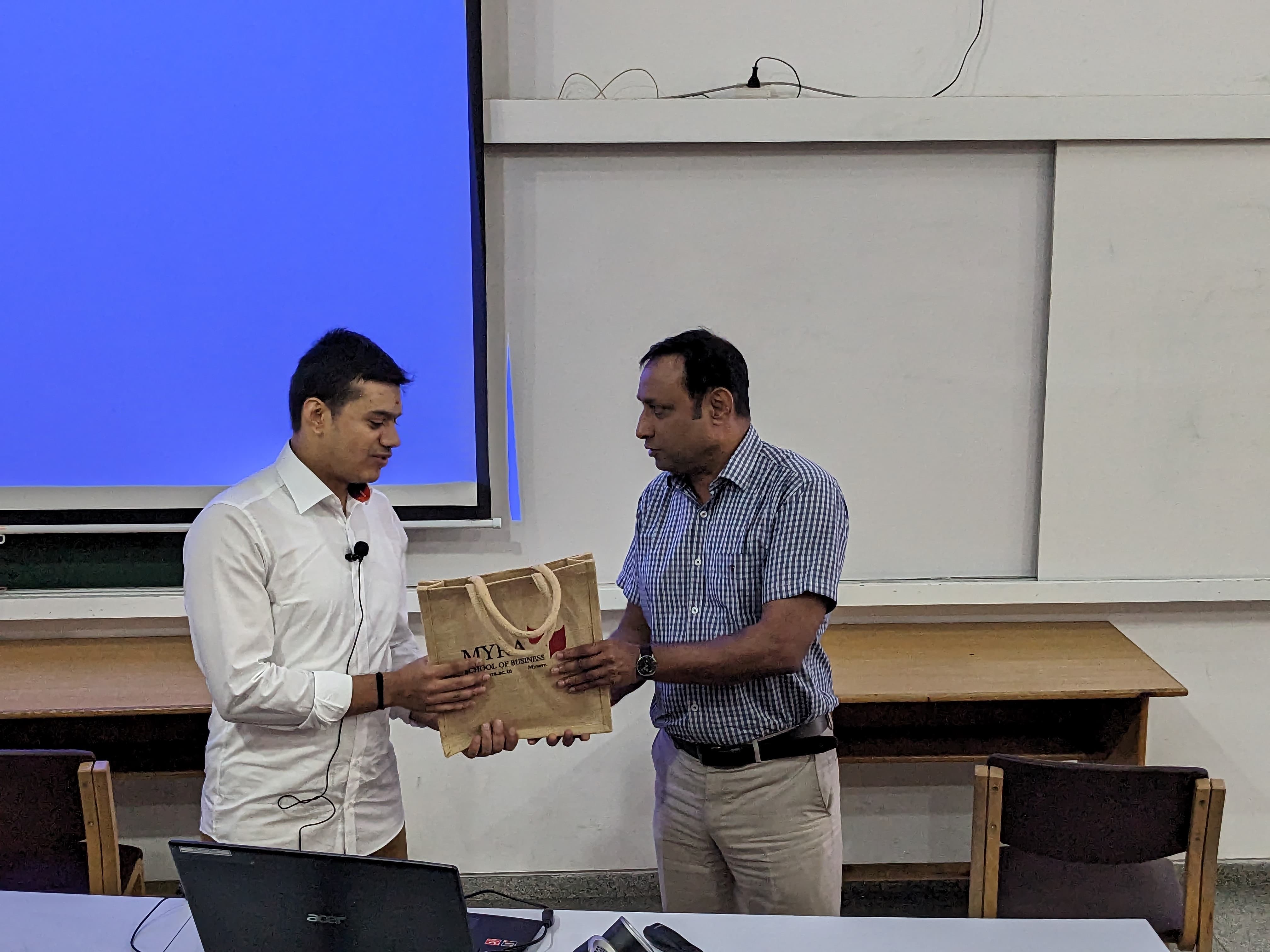 MYRA School of Business Mysore Adarsh and Nitin photo 12